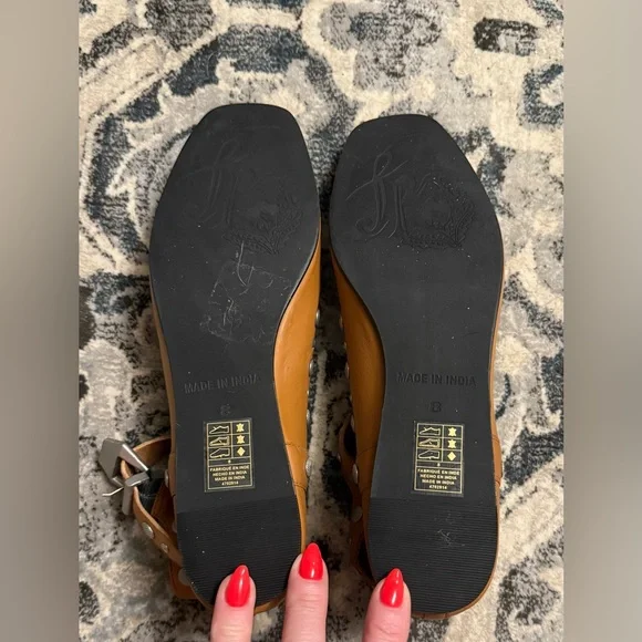 New Free People Mystic Mary Jane Flats - Picture 10 of 11